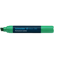 Permanentais marķieris Schneider Maxx 280, 4-12mm, nošķelts gals, zaļš