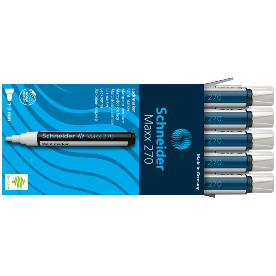 Permanentais marķieris Schneider Paint 270, balts