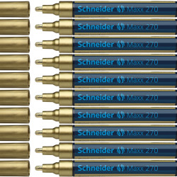 Permanentais marķieris Schneider Sсhneider Maxx 270, 1-3mm, zelta