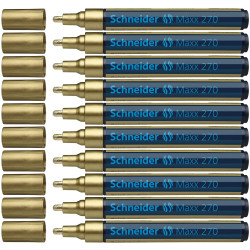 Permanentais marķieris Schneider Sсhneider Maxx 270, 1-3mm, zelta