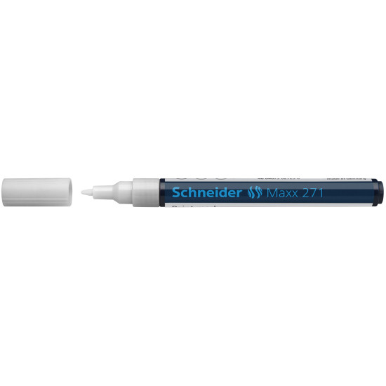 Permanentais marķieris Schneider Paint 271, 1-2mm, balts