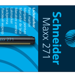 Permanentais marķieris Schneider 271, 1-2 mm, konisks, zelta