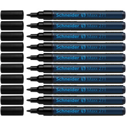 Permanentais marķieris Schneider Paint 271, 1-2mm, melns (P)