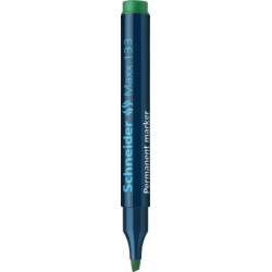 Permanentais marķieris Schneider Maxx 133, 1-4mm, nošķelts, zaļš