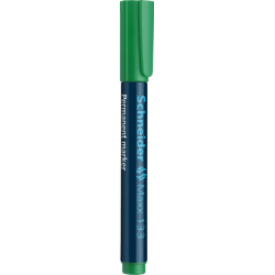 Permanentais marķieris Schneider Maxx 133, 1-4mm, nošķelts, zaļš