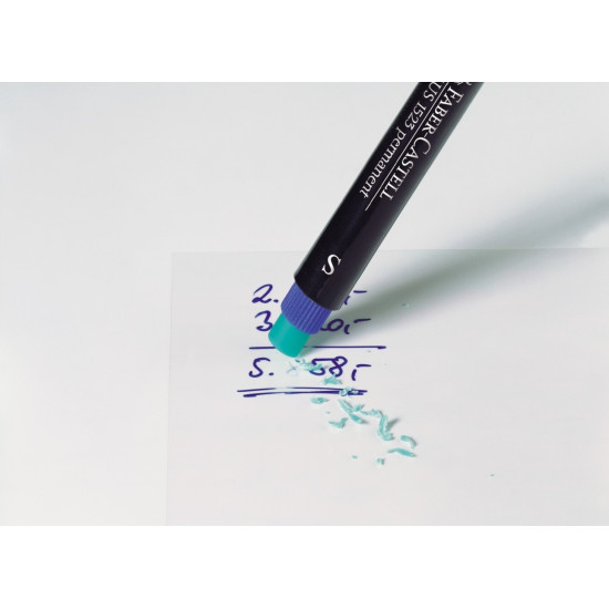 Перманентный маркер Faber-Castell Multimark S 0,4мм, желтый