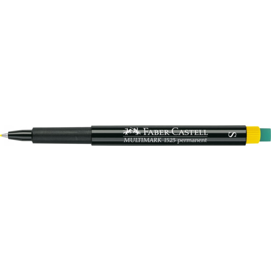 Перманентный маркер Faber-Castell Multimark S 0,4мм, желтый