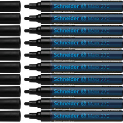 Permanentais marķieris Schneider Maxx 270, 1-3mm, konisks, melns