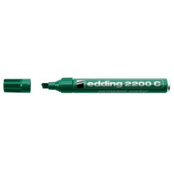 *Permanents marķieris Edding 2200C 1-5mm, nošķelts, zaļš