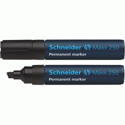 Permanentais marķieris Schneider 250, 2-7mm, melns