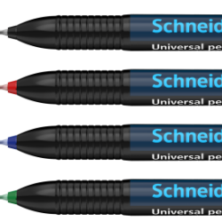 Permanentu marķieru komplekts Schneider 220S, 0.4mm, 4 krāsas