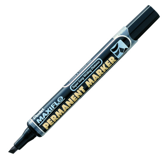 Permanentais marķieris Pentel MAXIFLO NFL-60, slīps melns