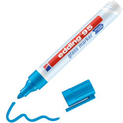 Klaasimarker Edding 95 helesinine ümara otsaga 1.5-3mm