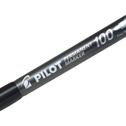 Permanentne marker Pilot 100 ümar 1.0mm must