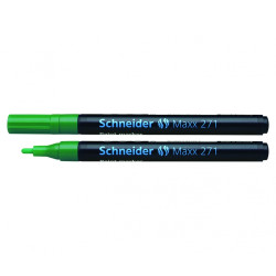 Permanentais marķieris Schneider Paint 271 1-2mm, konisks, zaļš