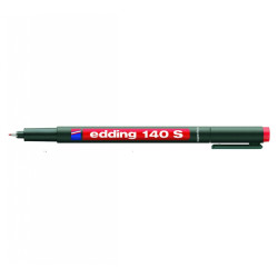 Перманентный маркер Edding 140S 03мм красный водостойкий