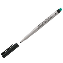 Маркер Faber-Castell Multimark средний водорастворимый черный