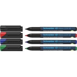 Perm.marķieru OHP komplekts, (4) M/1mm