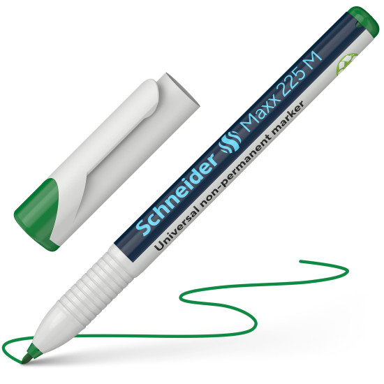 Kilemarker Schneider 225 M 1,0mm mittepermanentne roheline (P)