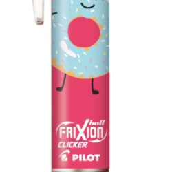 Geelpliiats Pilot Frixion Clicker Fancy Coral pink 0,7 mm kustutav sinine