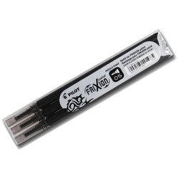 Стержни Pilot Frixion Point 05мм черные 3шт