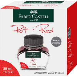 Чернила для перьевых ручек Faber-Castell Tinten Красный 30 мл Нестираемые