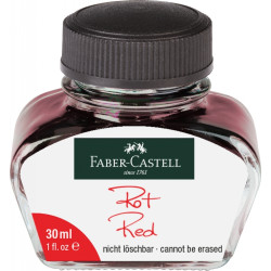 Чернила для перьевых ручек Faber-Castell Tinten Красный 30 мл Нестираемые