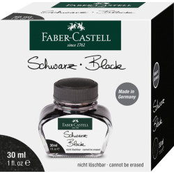 Чернила Faber-Castell 30мл черные стираемые