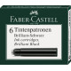 Чернильные картриджи Faber-Castell стандартные черные 6шт