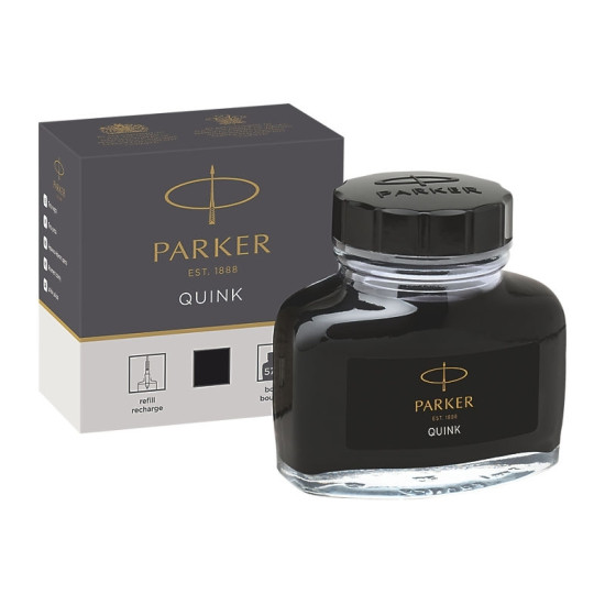 Чернила PARKER Quink черные 57 мл
