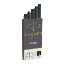 Чернильные картриджи Parker QUINK Long Black 5 шт