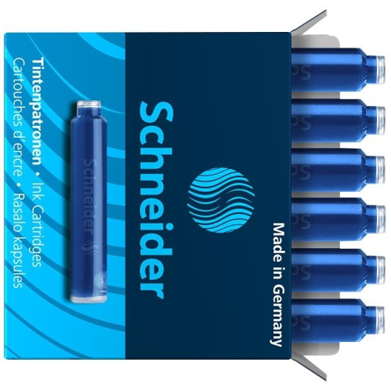 Чернильные картриджи Schneider BlueBox стандартные синие стираемые