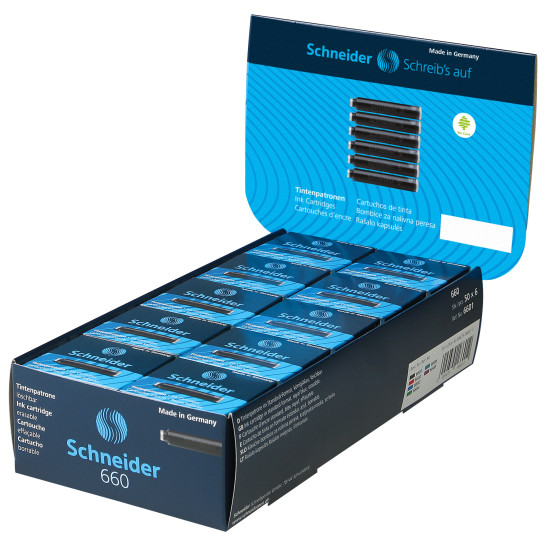 Tintes kapsulas Schneider  universālas 852, 5gab/iep, zilas