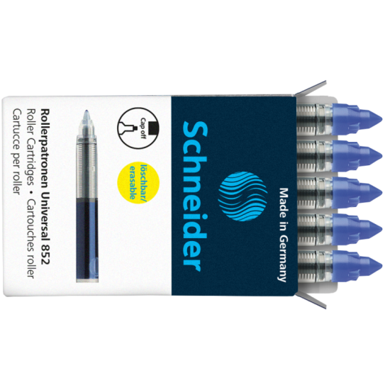 Tintes kapsulas Schneider  universālas 852, 5gab/iep, zilas