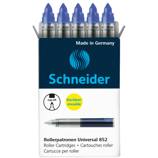 Tintes kapsulas Schneider  universālas 852, 5gab/iep, zilas