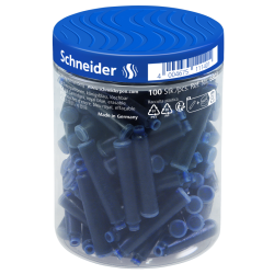 Tintes kapsulas Schneider 100gab, zilas
