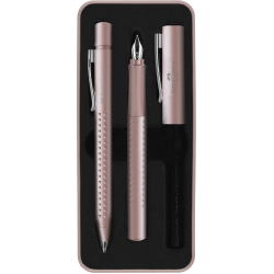 Набор ручек перьевая Faber-Castell Grip 2011 пастельно-розовый