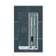 Ручка Parker Jotter Steel CT Duo подарочный набор