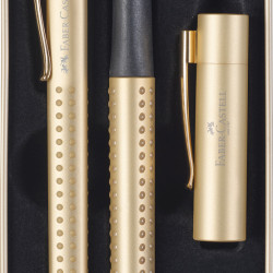 Набор ручек перьевая Faber-Castell Grip Edition Золотой