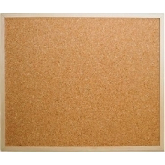 Пробковая доска GenericModel 60x80см Дубовая рамка