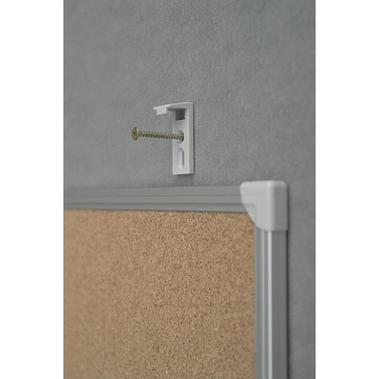 Пробковая доска OfficeBoard 40x60см с алюминиевой рамкой