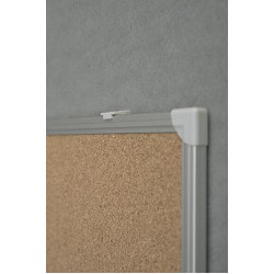 Пробковая доска OfficeBoard 40x60см с алюминиевой рамкой