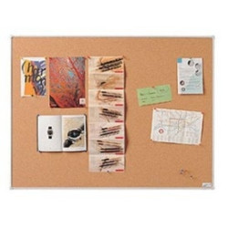Пробковая доска OfficeBoard 60x90см с алюминиевой рамкой