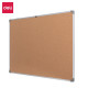 Доска пробковая DELI 90x120см желтая с рамкой