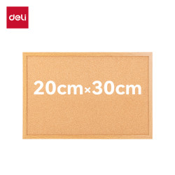 Korktahvel DELI 20x30cm puidust raamiga