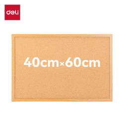 Korktahvel DELI 40x60cm puidust raamiga