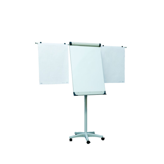 Мобильная доска MobileChart "TF02", Graphite Gray, Extendable Side Arms