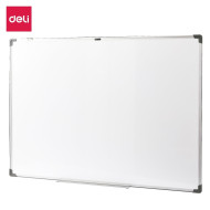 Магнитная доска Deli "E39034ASILVER", White, Антибликовое покрытие.