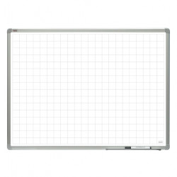 Magnētiskā tāfele 2x3 100x200cm, alumīnija rāmis, 5x5cm rūtaina