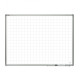 Magnētiskā tāfele 2x3 100x200cm, alumīnija rāmis, 5x5cm rūtaina